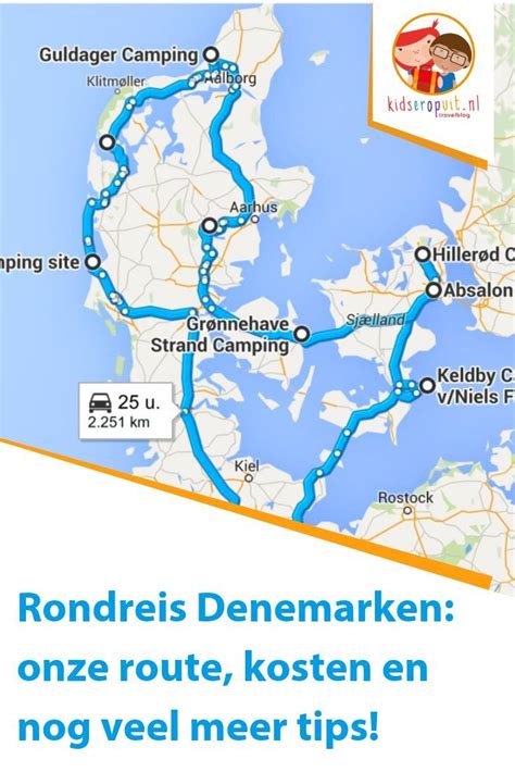 Rondreis Denemarken met kinderen: route, kosten en。